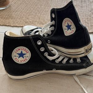 Converse Black and White High-Tops